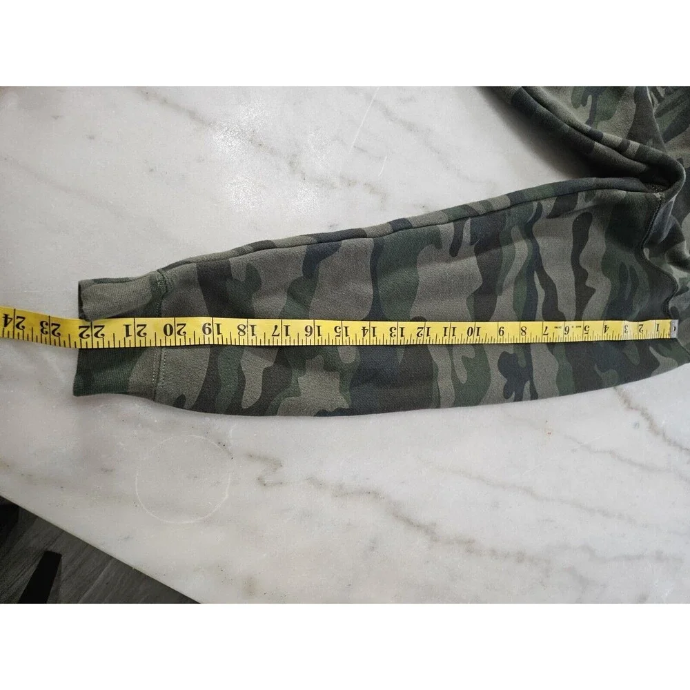 Independent Trading Company Mens Small Forest Camo Midweight Hooded Pullover - Picture 7 of 9